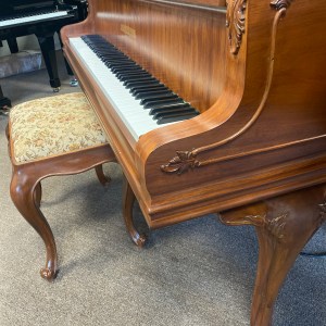 August Forster Grand Piano 190 Queen Ann Walnut Satin