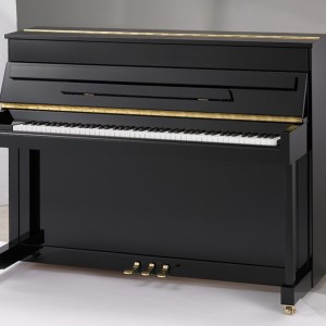 Brand New Nordiska Studio Upright Piano ebony polish