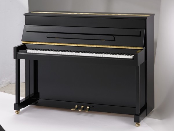 Brand New Nordiska Studio Upright Piano ebony polish