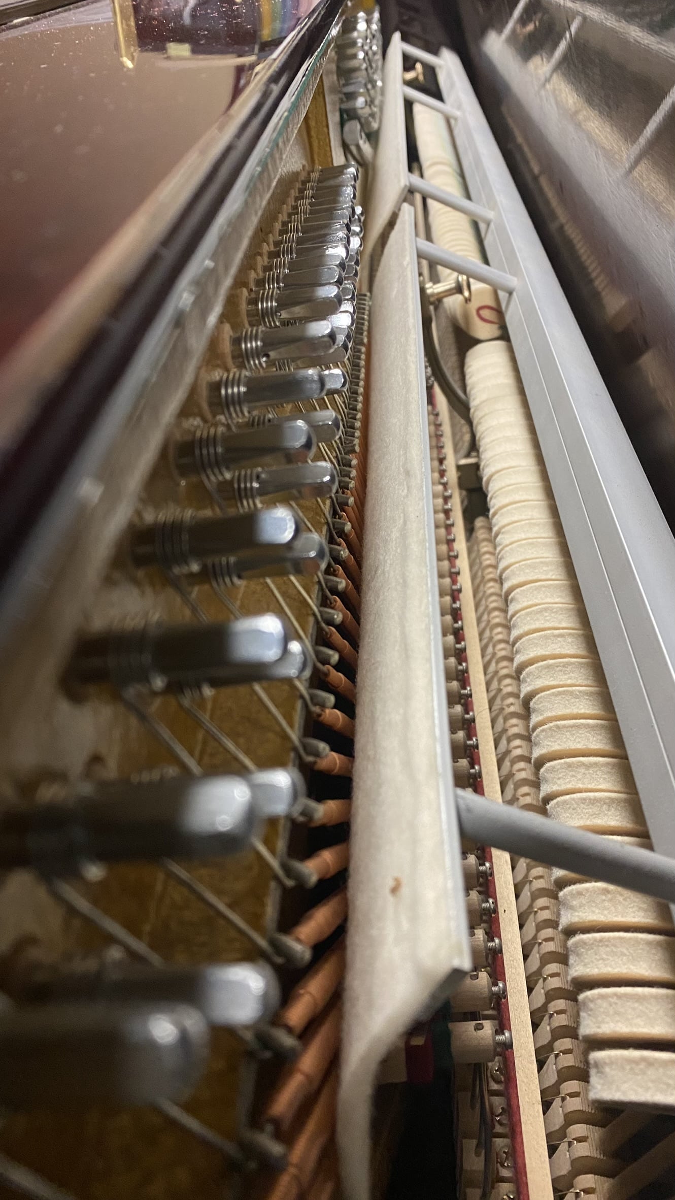 J. Strauss & Son model 111 mahogany polish upright piano - Image 4