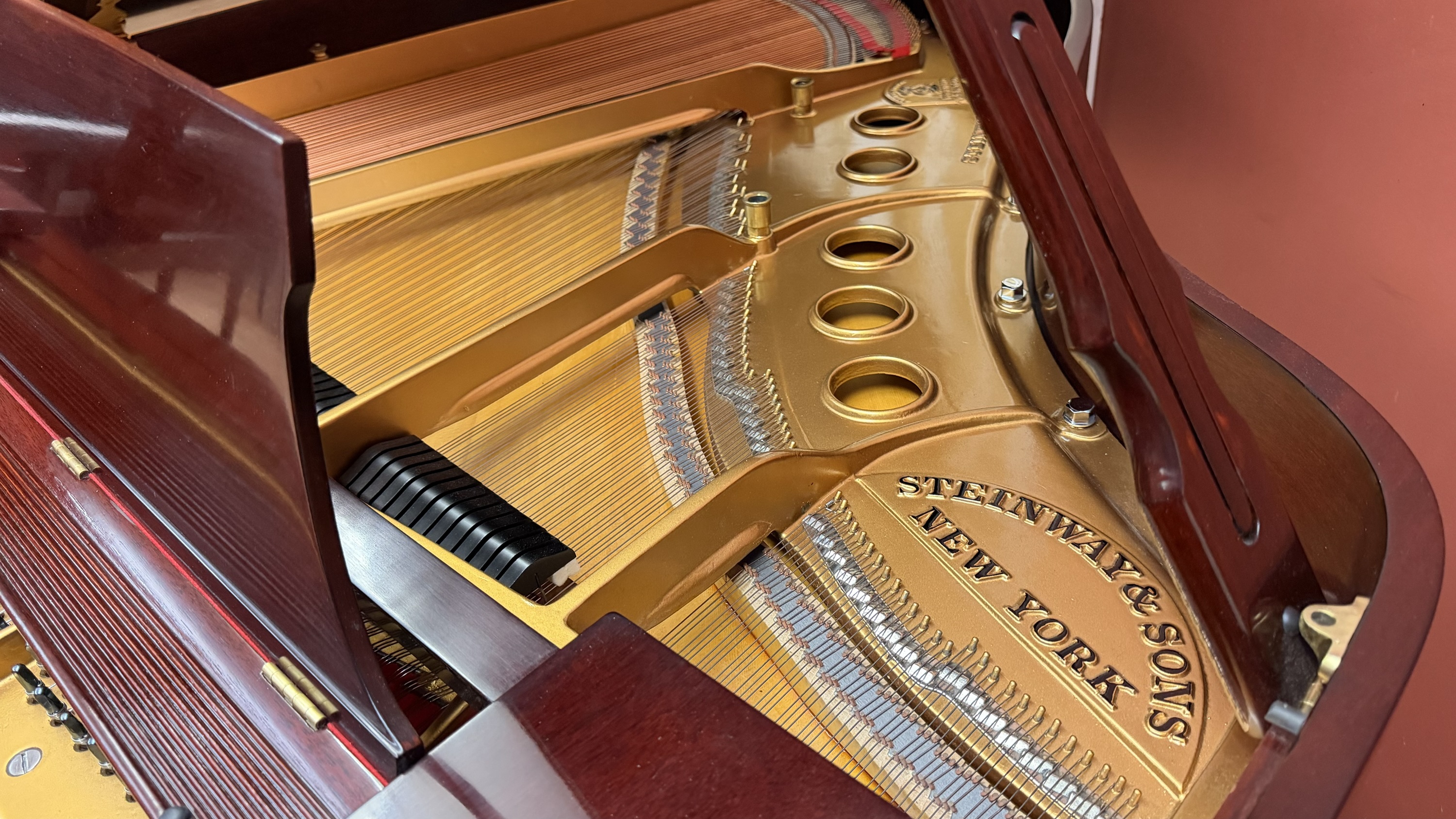 Steinway S mahogany 2025 Steinway tech rebuilt - Image 6
