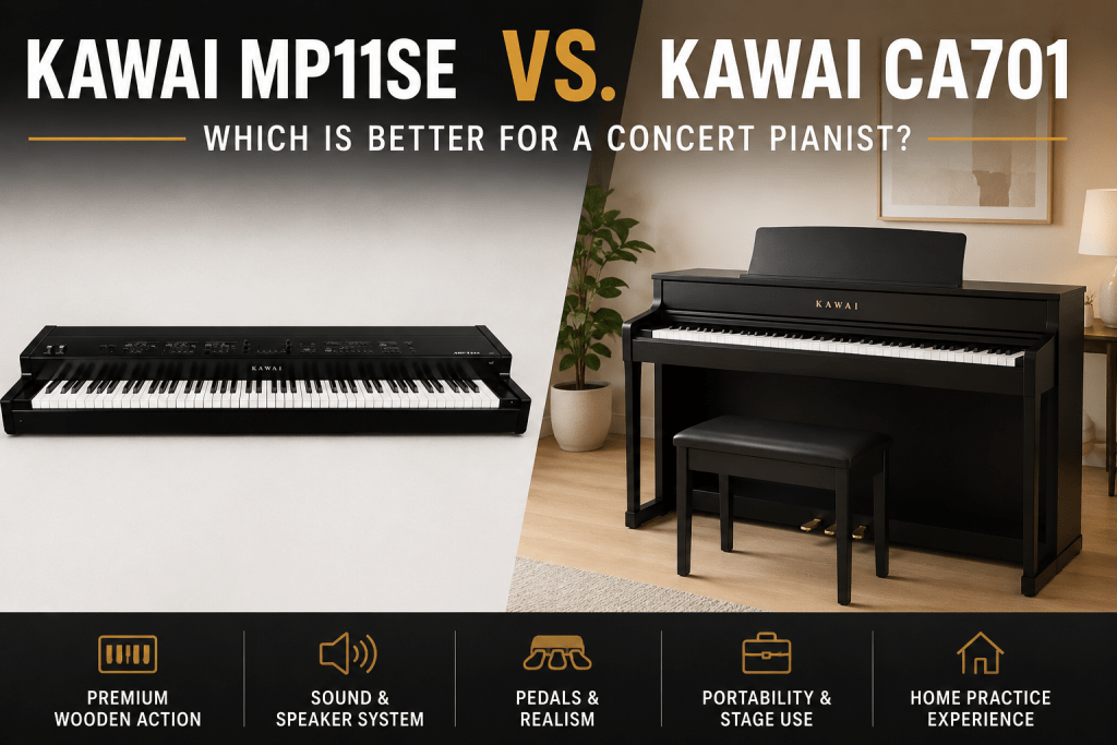 Kawai MP11SE vs. Kawai CA701: Which Is Better for a Concert Pianist?