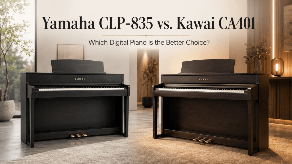 Yamaha CLP-835 vs. Kawai CA401: Which Digital Piano Is the Better Choice?